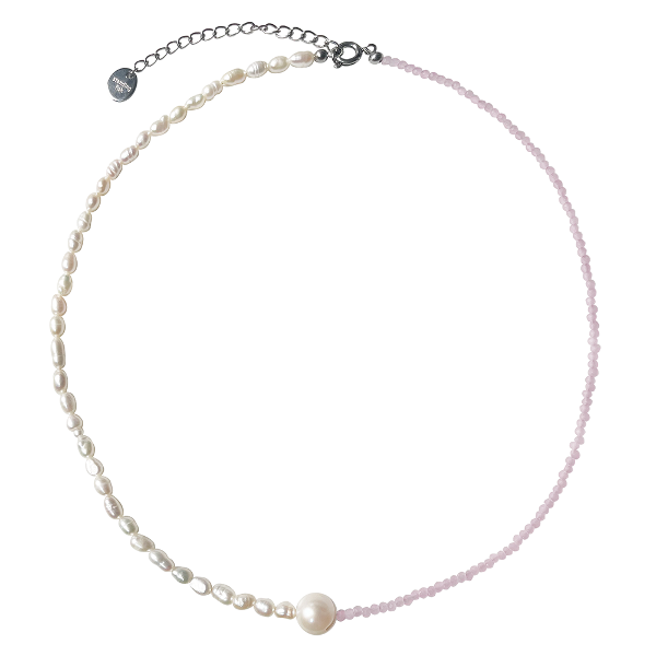 coral jewel necklace P8
