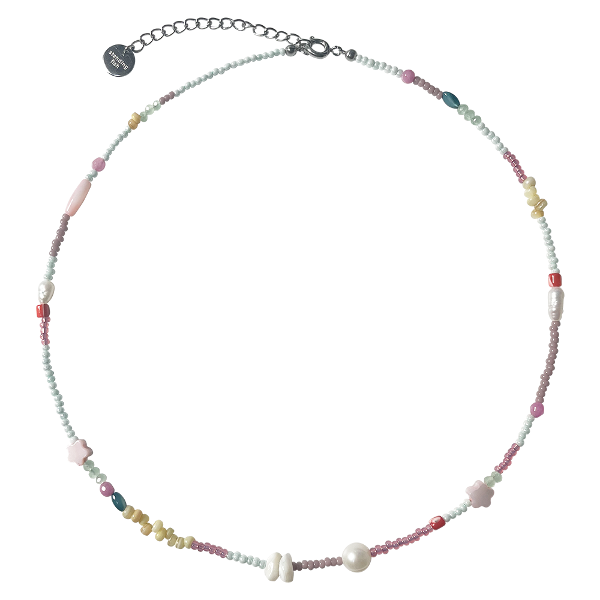 coral jewel necklace P3