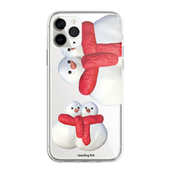 best friend snowman phone case_ jell hard