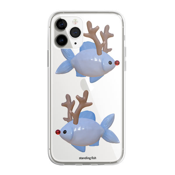 rudolph fish phone case_ jell hard